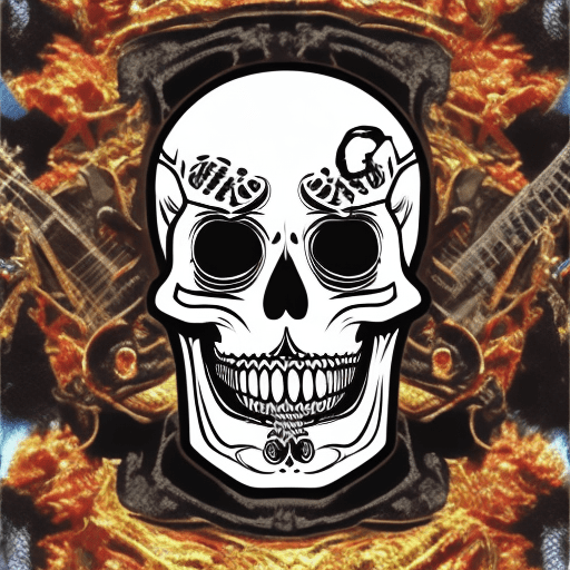 Horror mariachi skeleton guitar band undead kittens cats cemetery dark horror tomb coffin
