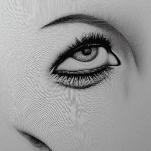 (a fingerprint that form a womans face,close eyes,each line is on different 3d depth heaight, hyperrealistic ,white paint, white wall, emotion, ) , intricate details, (masterpiece) 4k, trending on artstation