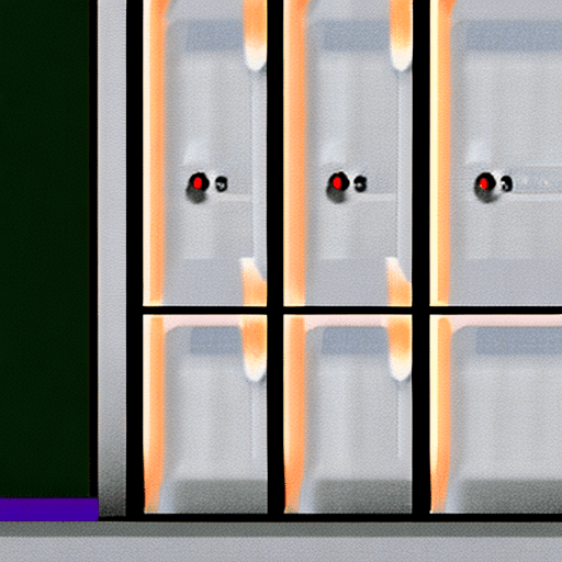A large zero in an elevator