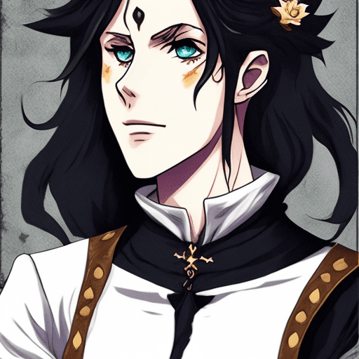 Lana del rey as a black clover character, 2d
