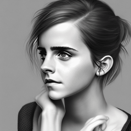 Emma watson, hyper realism, high detail, 8k