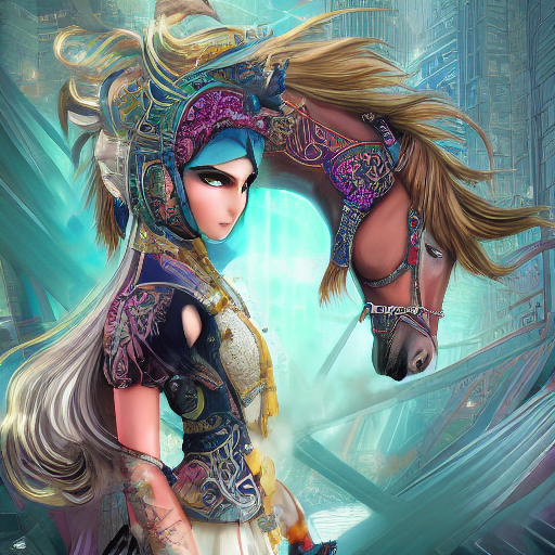 Mecca animation stylized anime mixed with tradition arabic artworks~ a horse flying at modern cyberpunk fantasy world. Cinematic lighting, ethereal light, intricate details, extremely detailed, incredible details, full colored, complex details, insanely detailed and intricate, hyper maximalist, extremely detailed with rich colors. Masterpiece, best quality, aerial view, hdr, uhd, unreal engine. Plump looking at the camera, smooth thighs, (glittery jewelry) ((acrylic illustration, by artgerm, by kawacy, by john singer sargenti) dark fantasy background, glittery jewelry, representative, fair skin, beautiful face, rich in details high quality, gorgeous, glamorous, 8k, super detail, gorgeous light and shadow, detailed decoration, detailed lines