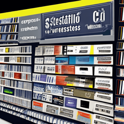 Software store that sells cd keys for the label : cdsquare in a unique futuristic way