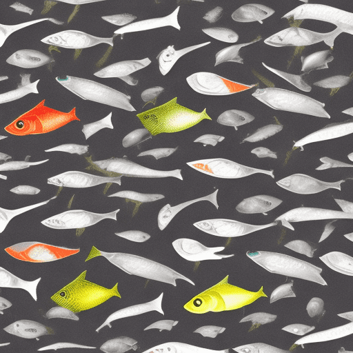 A few minimalistic fish patterns that resemble fishing baits