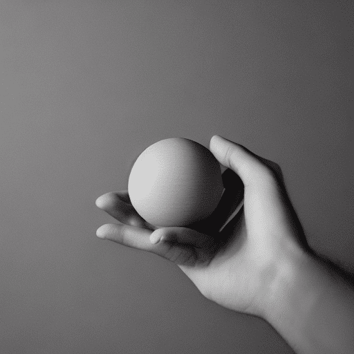 Hands fidgeting with an sphere, 8k