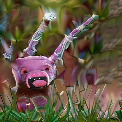Medium shot, adorable creature with big reflective eyes, moody lighting, best quality, full body portrait, real picture, intricate details, depth of field, in a forest, fujifilm xt3, outdoors, bright day, beautiful lighting, raw photo, 8k uhd, film grain, unreal engine 5, ray tracing