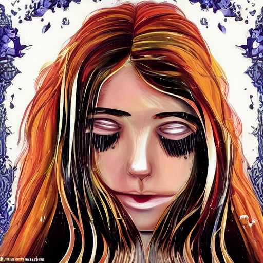 Distort reality: use exaggerated, melting or elongated features, such as flowing hair or stretched expressions, to capture emotions like peace and fear. The girl’s eyes could appear larger, emphasizing tears, while her soft smile remains slightly out of place. Symbolic elements: introduce floating or fragmented objects around her face, such as gears for resilience in her heart, or soft, surreal creatures hidden in her hair to symbolize fears. Each element could hover as though weightless, blending dreamlike imagery with cultural motifs. Dreamscape background: place her against a vast, imaginative landscape—a desert, perhaps, or an endless sky—to echo dali’s otherworldly feel, with dark and light contrasts for emotional depth.