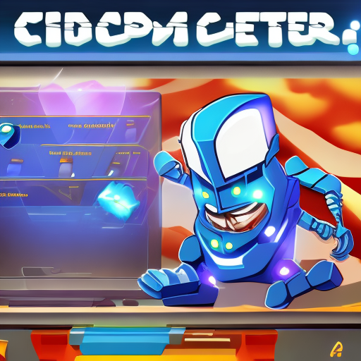 Computer hero from attack game