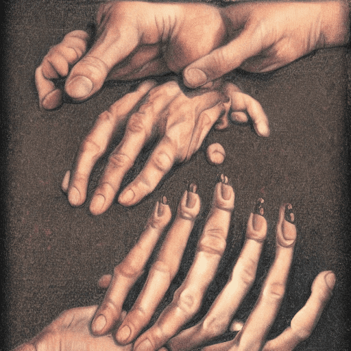 A lot of hands doing weird stuff, 8k