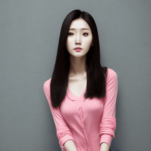 A 25-year-old chinese beauty, standing and showing her whole body, tall figure, big eyes, fair skin