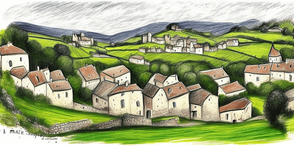 Le dessin est trop chargé. Il manque les deux villages.