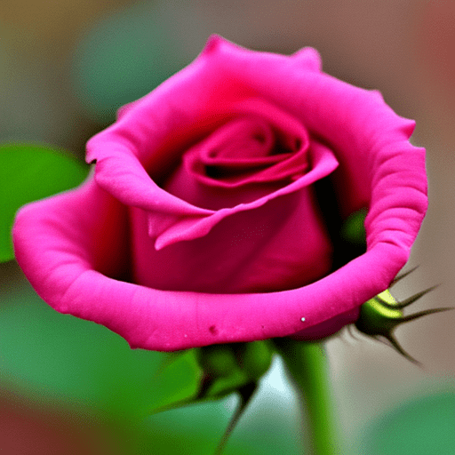Baby rose bud