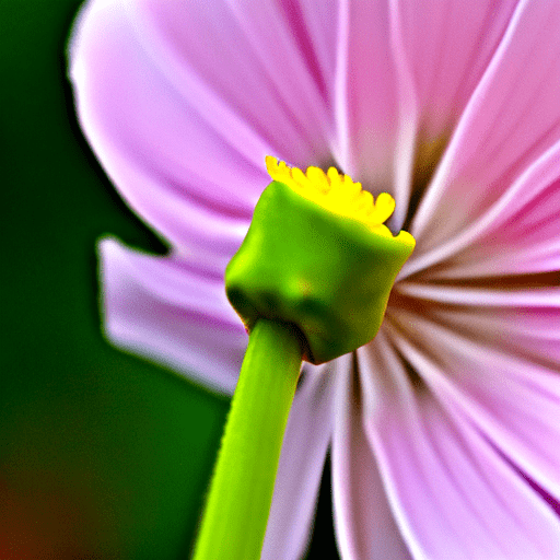 Tip of a flower stem with a small bud