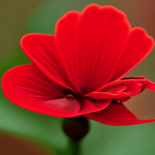 Red flower bud