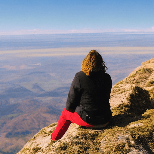 Photo of person looking at horizon