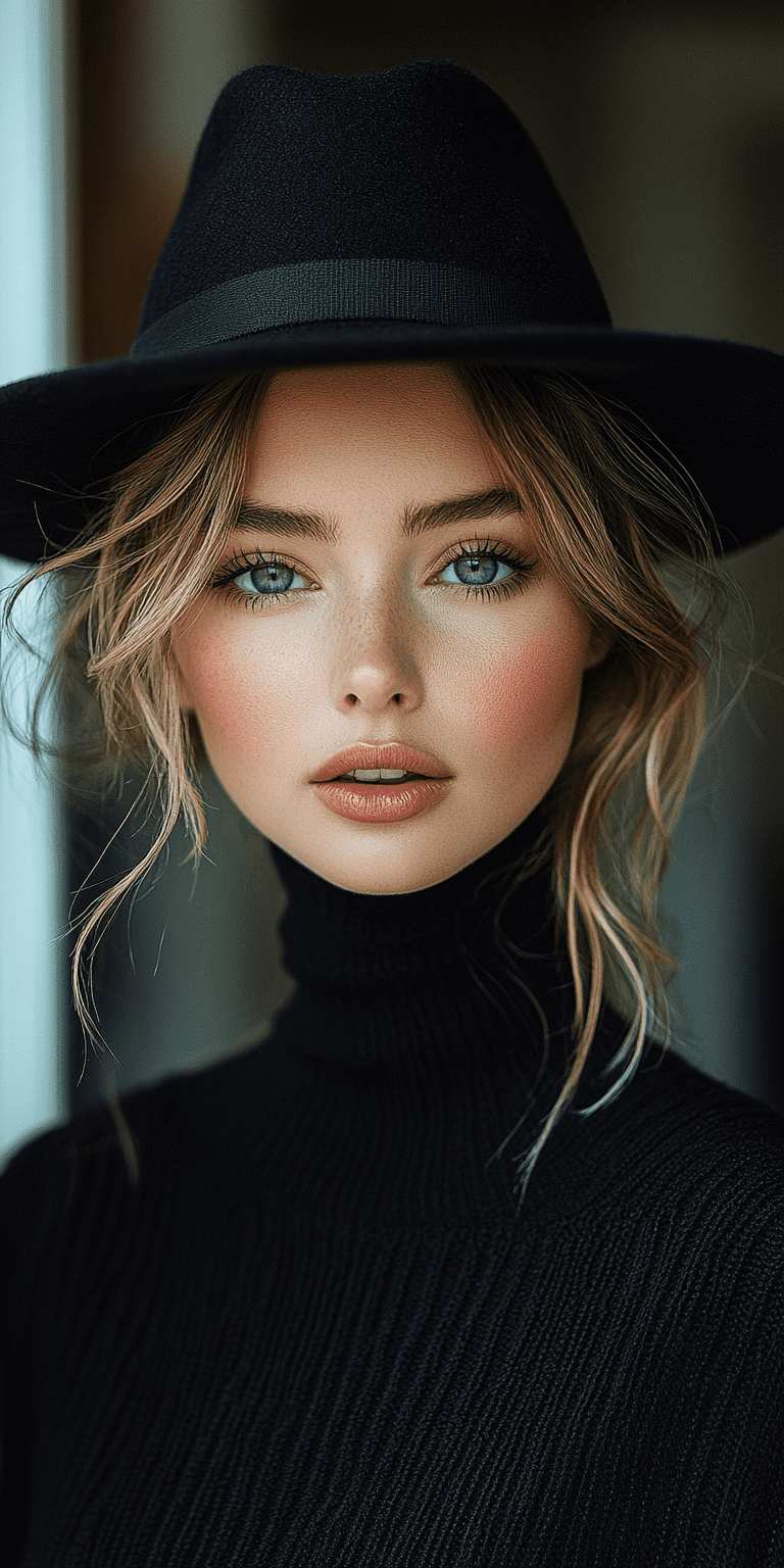 Woman in a black, in the style of fashion magazine covers, shot on a sony alpha a7 iii camera, elegant, photorealistic, sharp focus --ar 1:2 --stylize 750 --v 6. 1