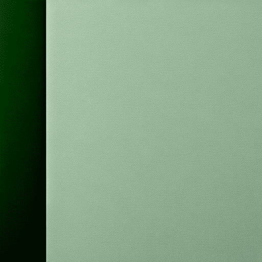 Flat green line on black background