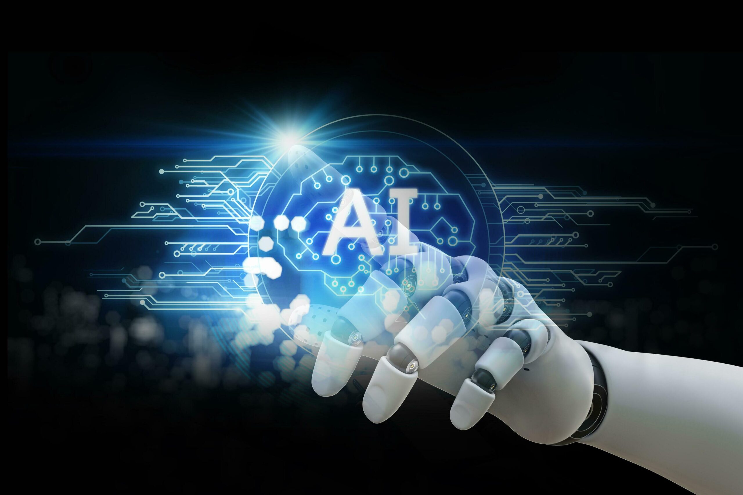 Robot-ai-with-hand-robot-pointing-ai-technology-digital-graphic-design-black-background-ai-machine-learning-hands-of-robot-science-and-artificial-intelligence-technology-innovation-and-futuristic-free-photo