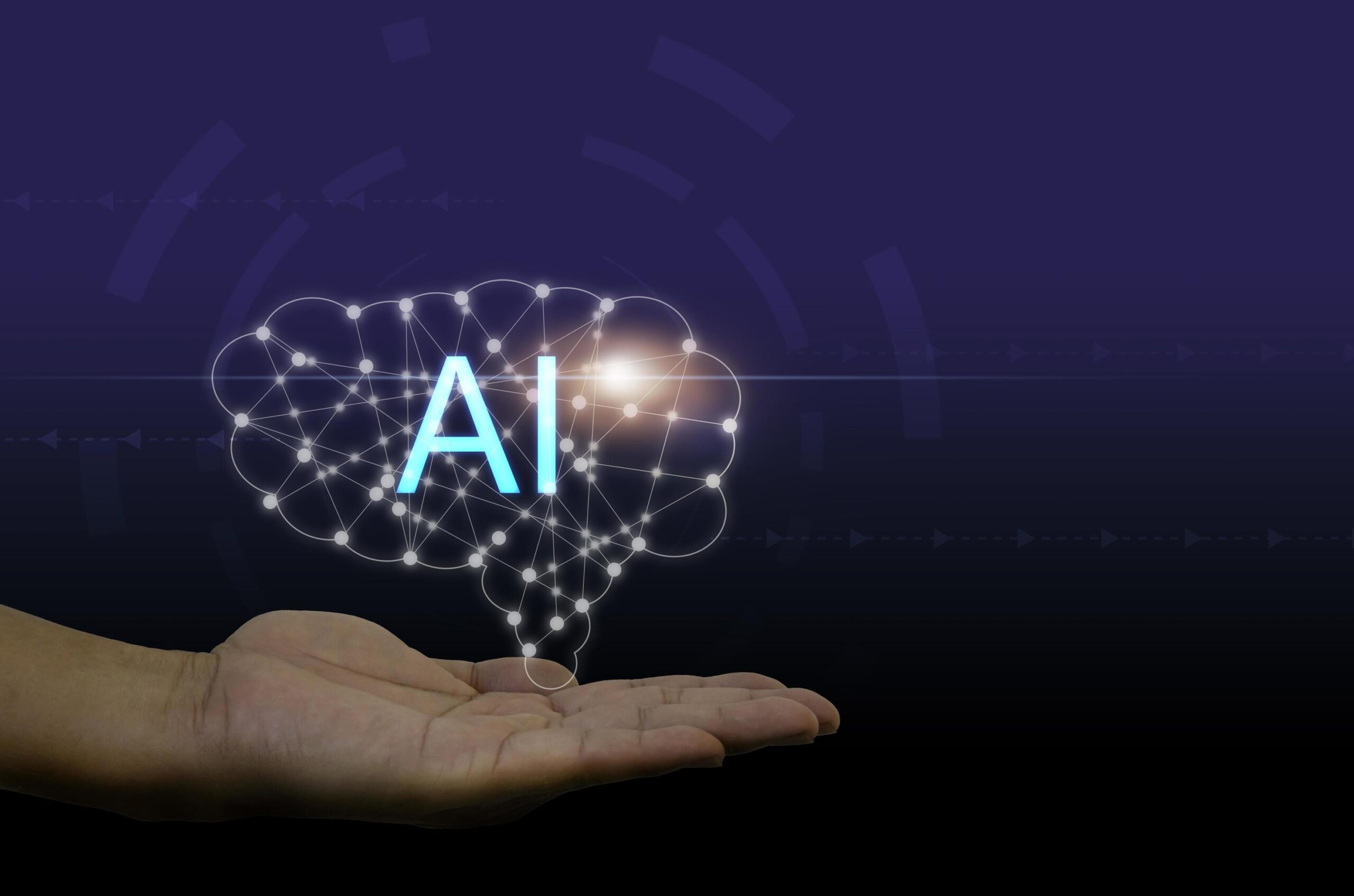 Visual-technology-interface-a-i-artificial-intelligence-and-process-analytical-brain-icon-on-hand-businessman-free-photo