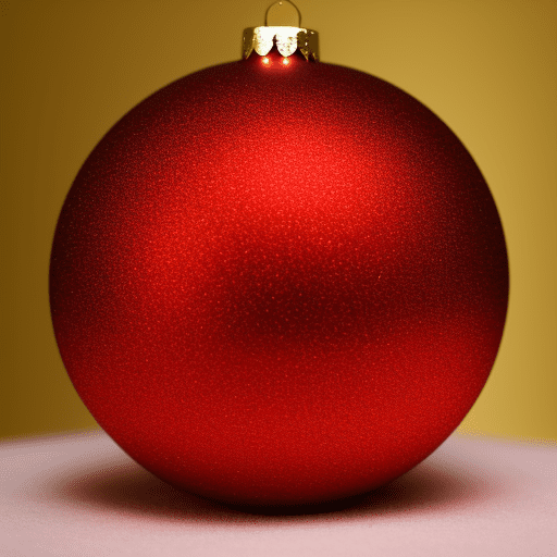 Red and gold christmas ball on tree backgroud