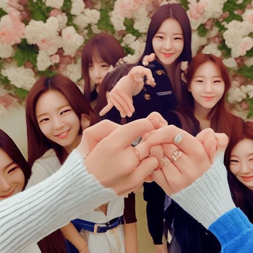 Photo of jisoo holding her hands outstretched towards the camera